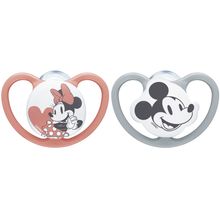 Chupete space x2 mickey minnie 6-18m