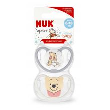 Chupete space x2 winnie the pooh 6-18m