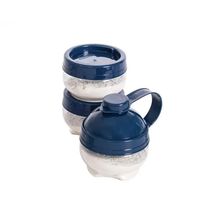 Dosificador De Leche En Polvo Gira Y Traba Azul