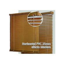 Persiana de pvc 25mm 120x160cm col. madera