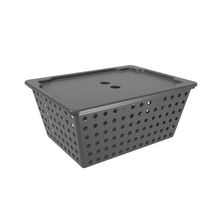 Canasta maxi 12,9l - 39 x 30 x 16,8 cm  c/ tapa one- gris oscuro