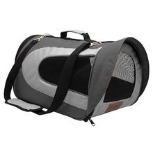 Transportador de viaje para mascotas 48x28cm gris
