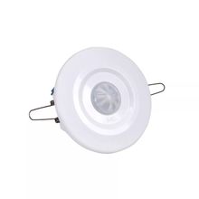 Sensor de presencia embutir blanco c/fotocelula techo