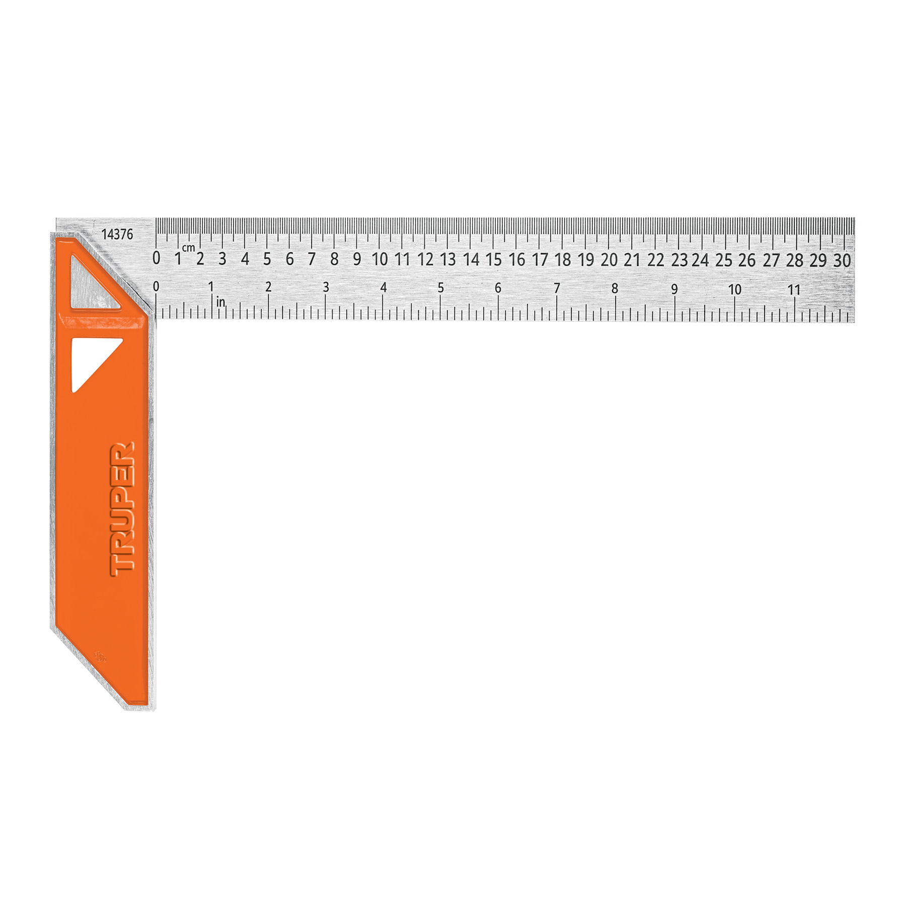 Escuadra profesional acero 12