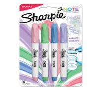 JUEGO MARCADORES SHARPIE X4 SNOTE PASTEL