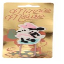 PAPER CLIP JUMBO MICKEY Y MINNIE ROSA/CELESTE