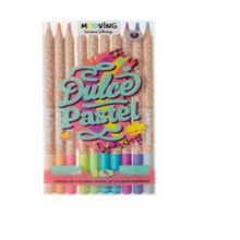 LAPICES DE COLORES PASTELES  X10