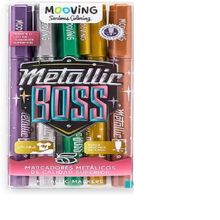 JUEGO MARCADORES MOOVING X5 METALICOS