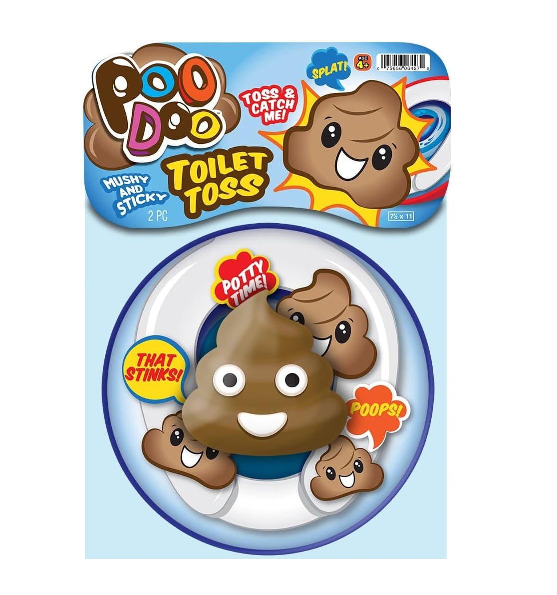 Poo doo toilet toss
