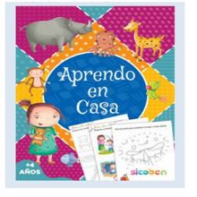 LIBRO ACTIVIDADES APRENDO EN CASA +4 TAPA AZUL