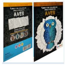 LIBRO DE COLOREAR PARA ADULTOS  MANDALAS AVES