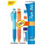 JUEGO PORTAMINA X2 MINAS BORRADOR PAPERMATE
