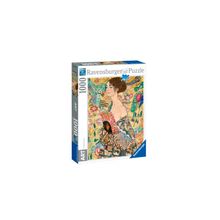 Rompecabezas La dama del abanico de Klimt 1000 pzas