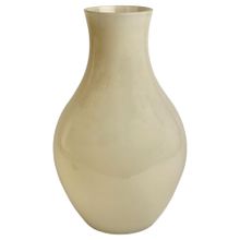 Florero de cristal crema 40cm