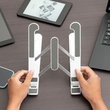 Soporte Para Laptop Plegable Ajustable Blanco
