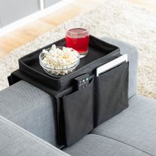 Bandeja de sofa con organizador