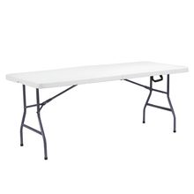 Mesa plegable star 180 blanca