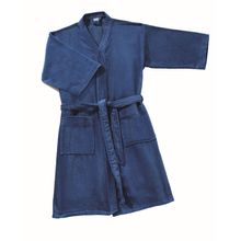Bata de bano adulto p azul comfort