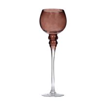 Porta vela cafe 40cm windlight minou