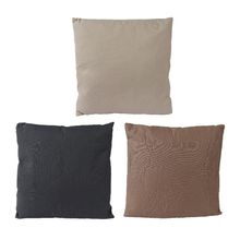 Cojin nala negro beige cafe surtx3 40x40cm