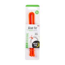 Sujetadors de goma naranja reutilizable 12" 2pcs