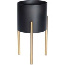 Mceta negra con base dorada mediana