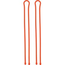 Sujetador de goma naranja  reutilizable 32" 2pcs