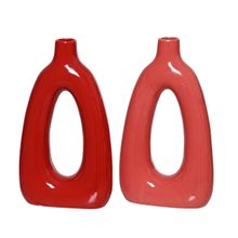 Jarron Lennon porcelana rojo rosa surtx2
