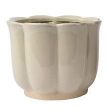 Maceta flor peace beige mediana