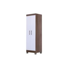 Ropero izzi dione 189x61x46cm mate castano-marfil