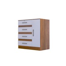 Comoda izzi ceres 91x61x46cm mate adobe-marfil