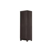 Ropero izzi dione 189x61x46cm mate tabaco