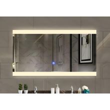 Espejo con iluminacion led tactil 12w h-2cm rectangular