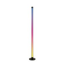 Lampara de pie led negra rgb ritmica