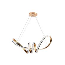 Lampara colgante led dorada 61w cct