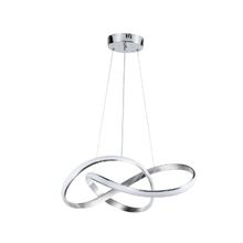 Lampara colgante led cromo 48w cct