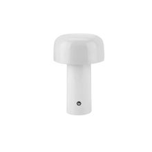 Lampara de mesa led blanca cct recargable 6w