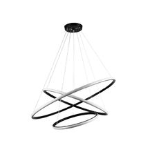 Lampara colgante led negra 112w cct