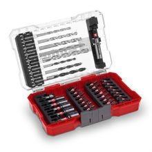 M-CASE Set 39 puntas impacty brocas para metal, concreto y madera einhell