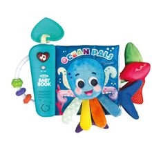 Libro musical de tela de animales marinos
