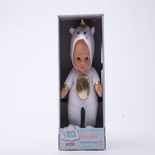 Muneca bebe de 12" con cuerpo suave