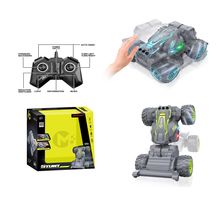 Auto r/c acrobatico volteretas azul