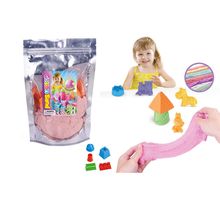 Arena magica 250gr con 5 piezas legos