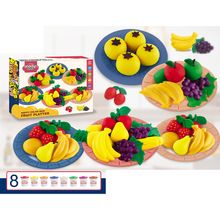 Plastilina arte creativo de frutas