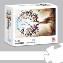 Rompecabezas ciervo c/ frutos bosques 1000 pzs