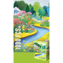Rompecabezas camino floral 1000 pzs