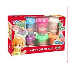 6 piezas plastilinas para moldear 2 cortadores