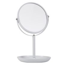 Espejo doble de tocador con aumento 3x porta joyas