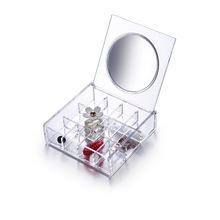 Organizador para cosmeticos con espejo