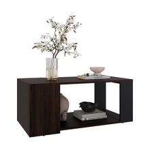 Mesa de centro 35x82x45cm noland nogal/wengue